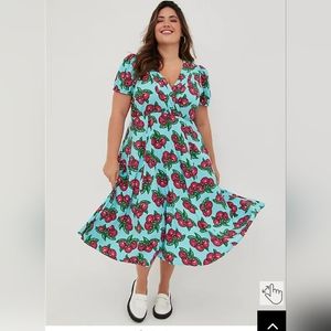 Torrid x Betsey Johnson Cherries Dress